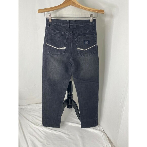 U.S.P.A. Boy's Jean's Black Denim 5-Pockets Straight Fit Size 14 x 28 - Picture 3 of 5